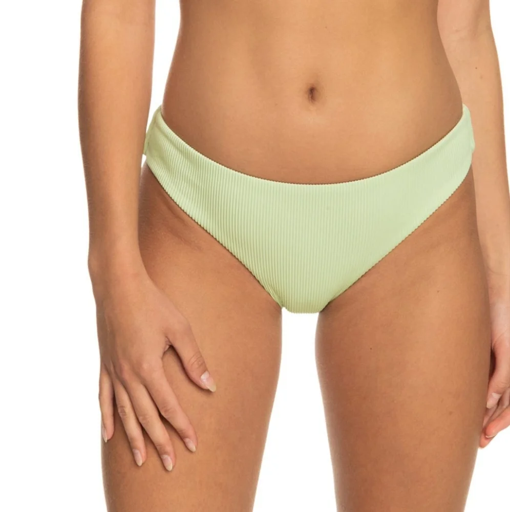NWT Roxy‎ Womens Love The Comber Bikini Bottoms In Seacrest Ribbed Size XL